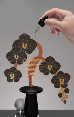 Paper card fragrance sheet
