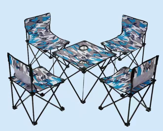 Camouflage Folding Table & Chair Set