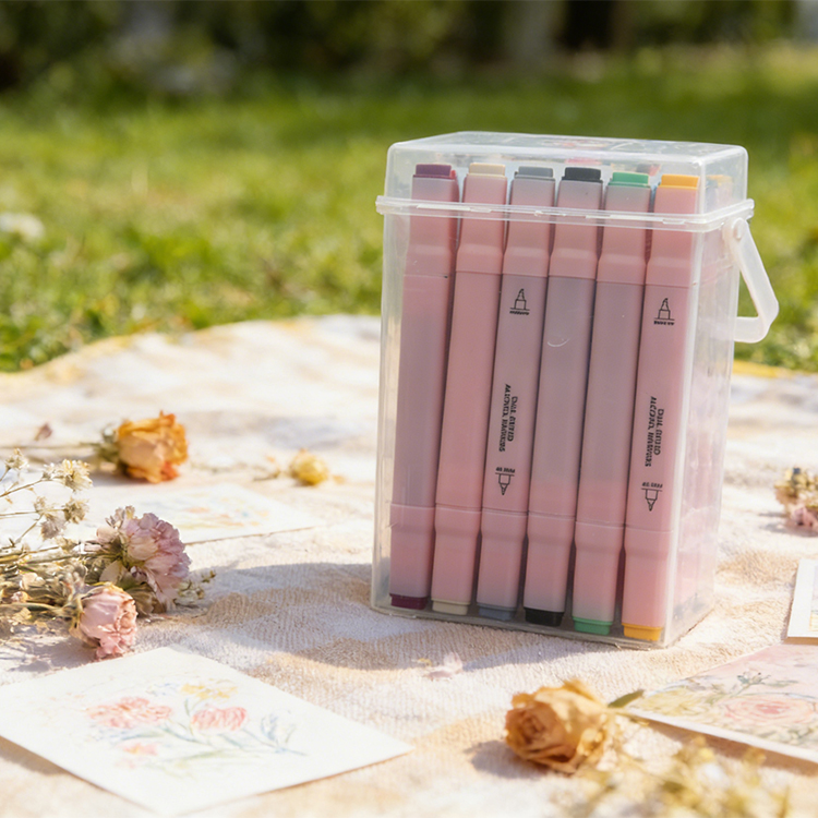 Ikeyword New Pink Double-Ended Marker