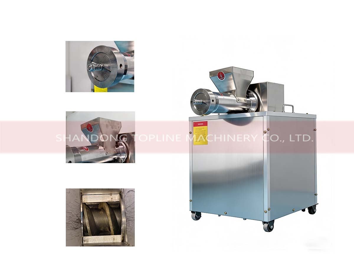 Macaroni Extrusion Forming Equipment Special Machine for Italian Pasta Processing