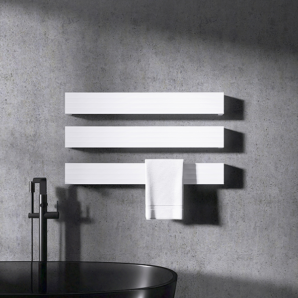 SHARNDY heated towel bar wide aluminum profile