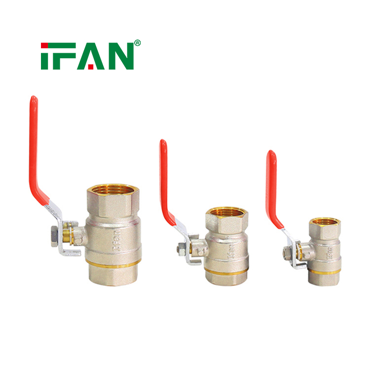 IFAN Factory Supply Brass Ball Valve 1/4'-4'' Corrosion Resistant Thread Brass Ball Valve
