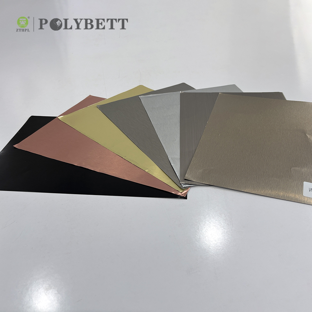 Metallic decorative hpl high pressure laminate sheet Factory