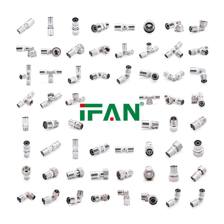 IFAN Customized PEX Pipe Fittings Brass Threaded Fitting Pex Press Fittings