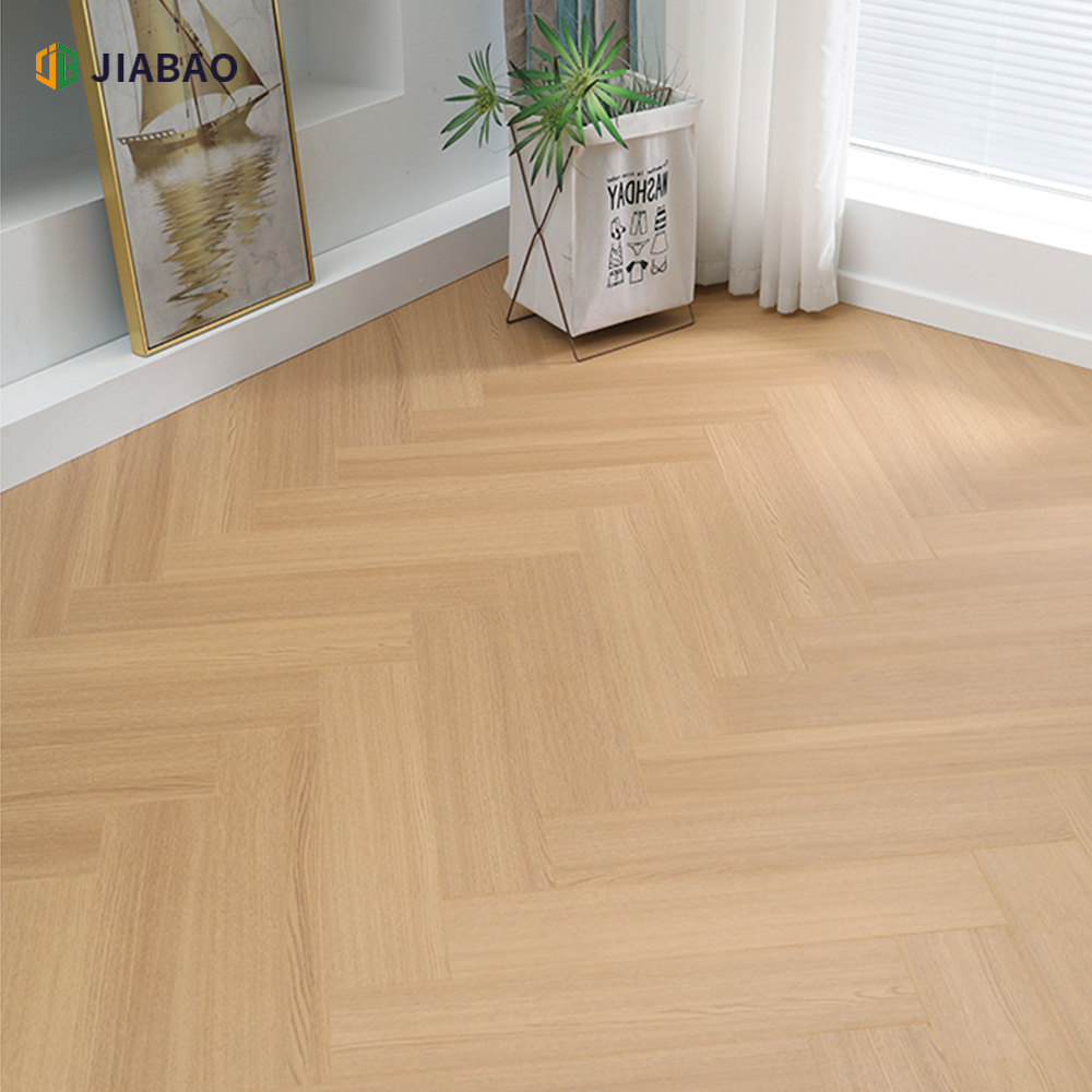 CE-Certified AB-Grade Herringbone Click-Lock Laminated Flooring AC5 Waterproof Luxury Living Room