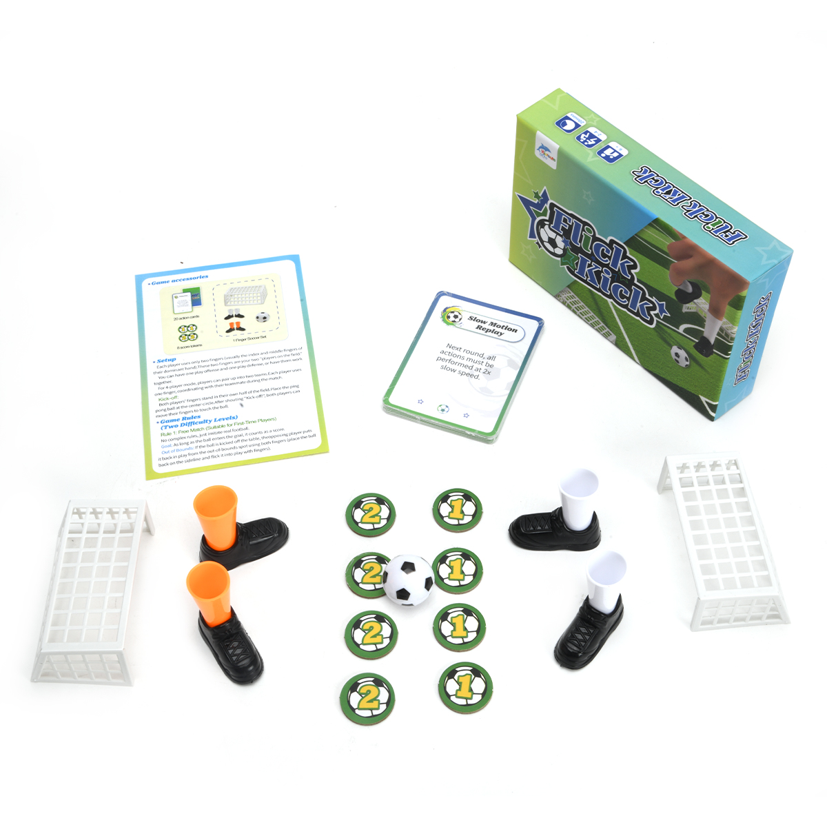Soccer Action Arena Tabletop Game Fast-Paced Football Duel Reaction Challenge