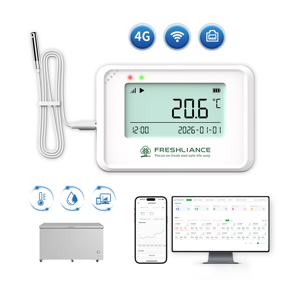 COEUS Mini Compact Real-Time Temperature Humidity Data Logger