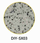 Resin washed stone