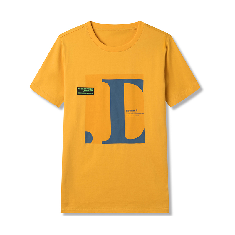 Men's letter T-shirt