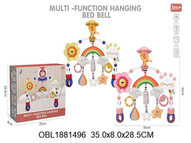 Multi-functional bedside alarm with cloud design and lighting. 3*AG13 package in power 2 colors