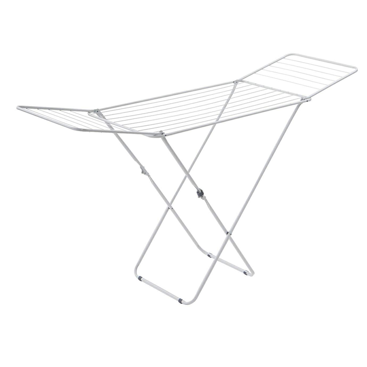 Factory Supplying Traditional 18M Cloth Laundry Stand Drying Clothes Hanger Dryer Rack