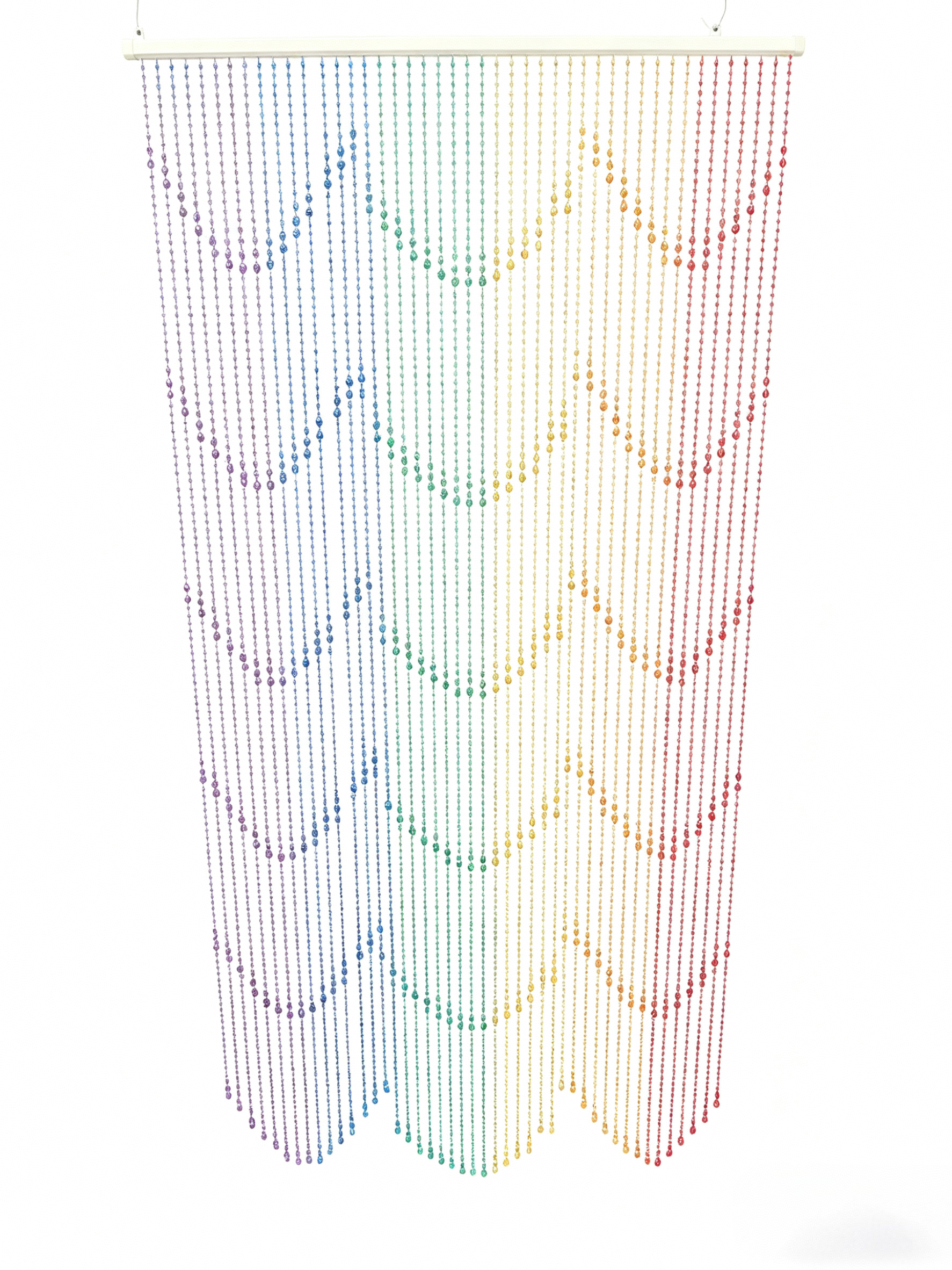 Hotsale rainbow waterdrop beaded door curtain