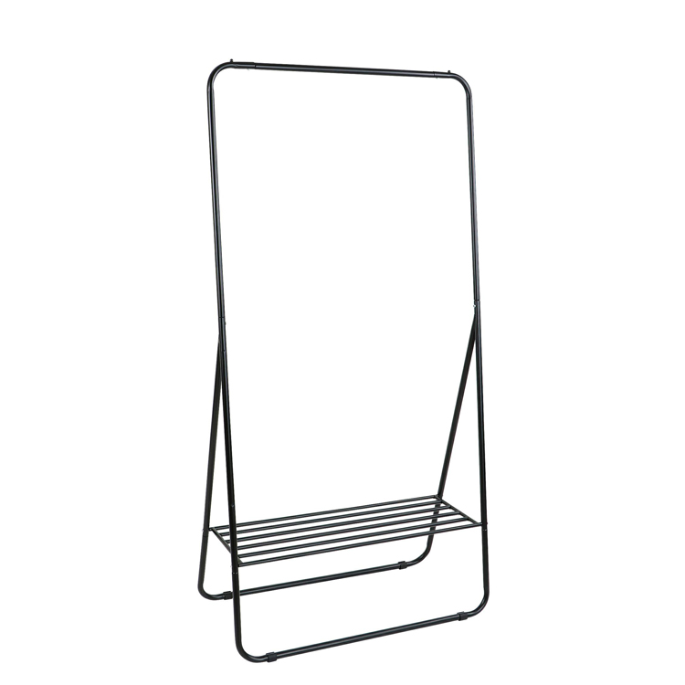 High Quality Metal Heavy Duty Multifunction Classic Single Bar Coat Rack