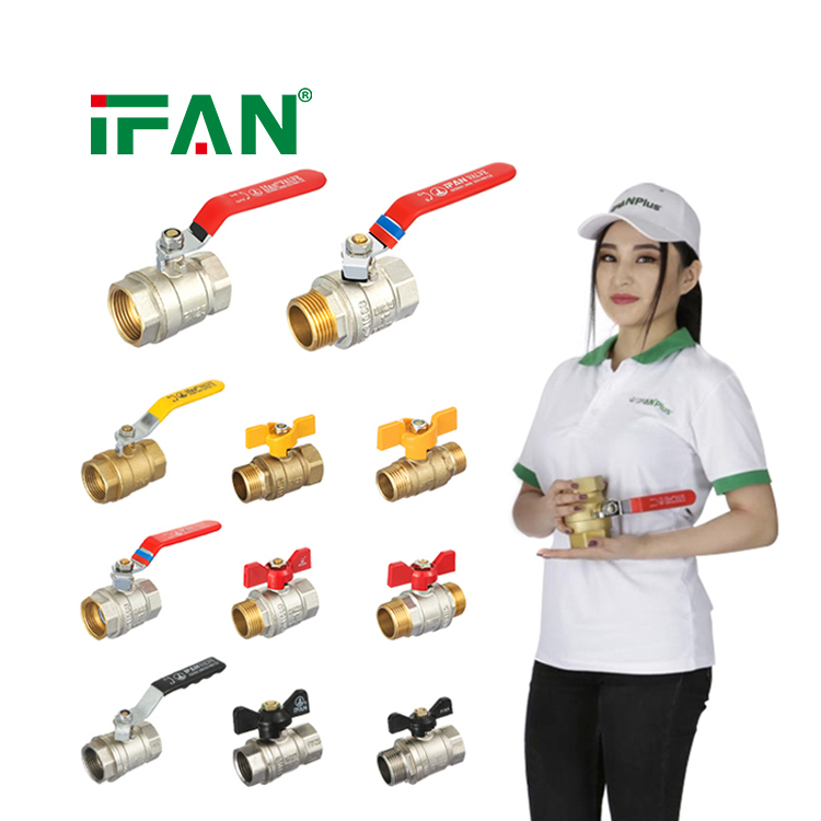 IFAN Certified Brass Valve 1/2''-2'' Corrosion Resistant Thread Brass Ball Valve