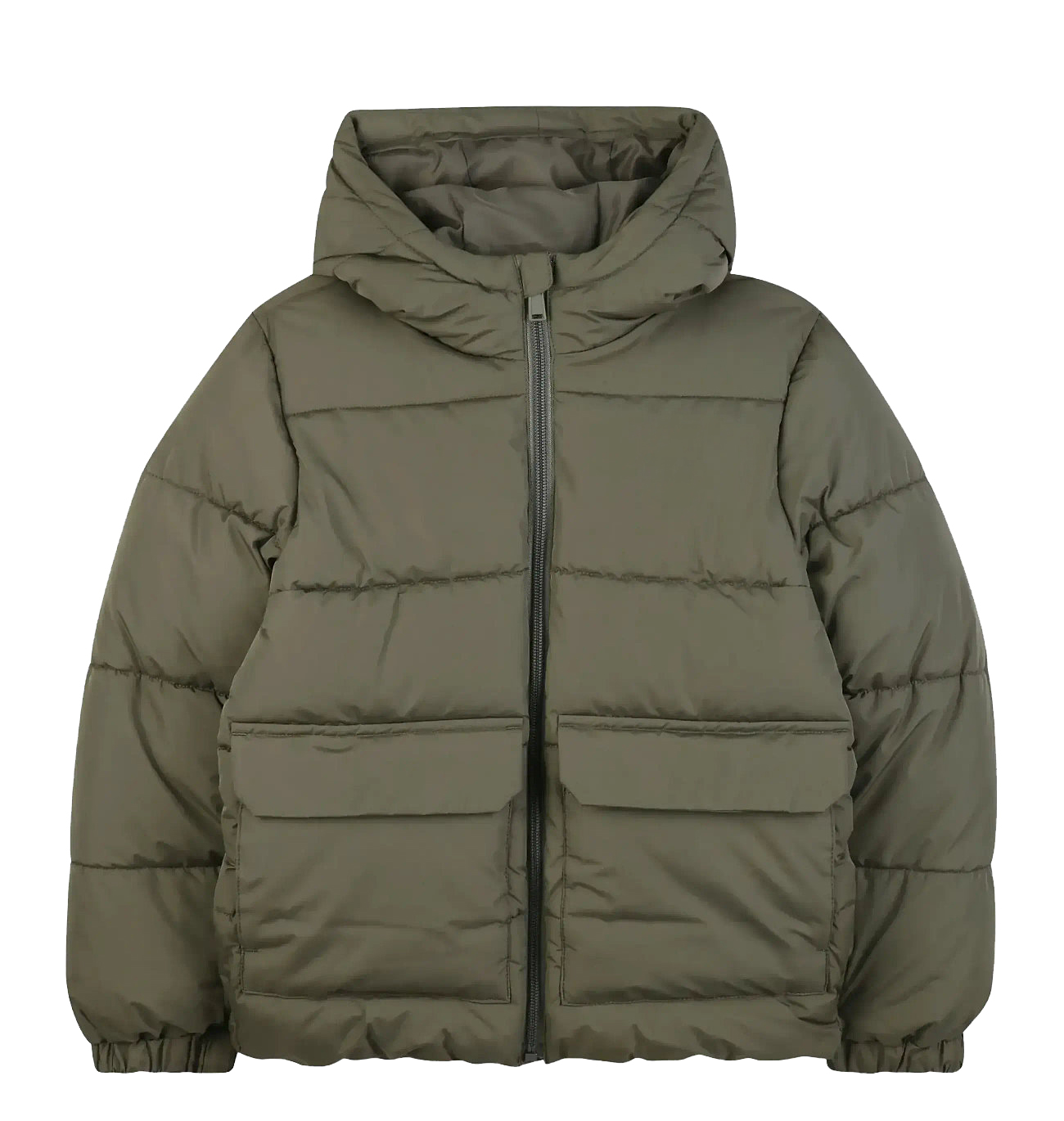 Kids' Hooded Quilted Puffer Jacket, Lightweight Winter Coat, Multi-Color