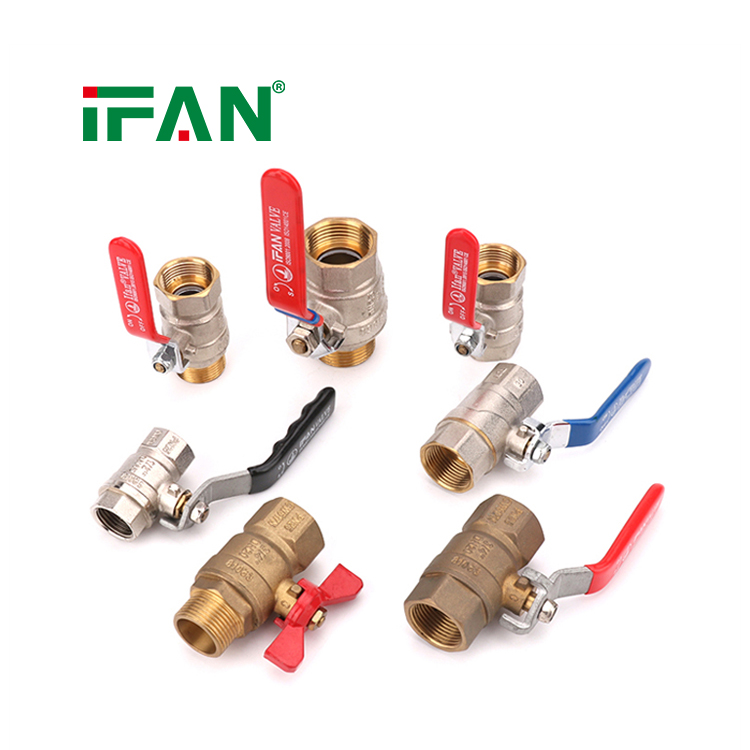 IFAN Guaranteed Quality Brass Valve 1/2''-2'' Corrosion Resistant Forged Ball Valve Brass Ball Valve