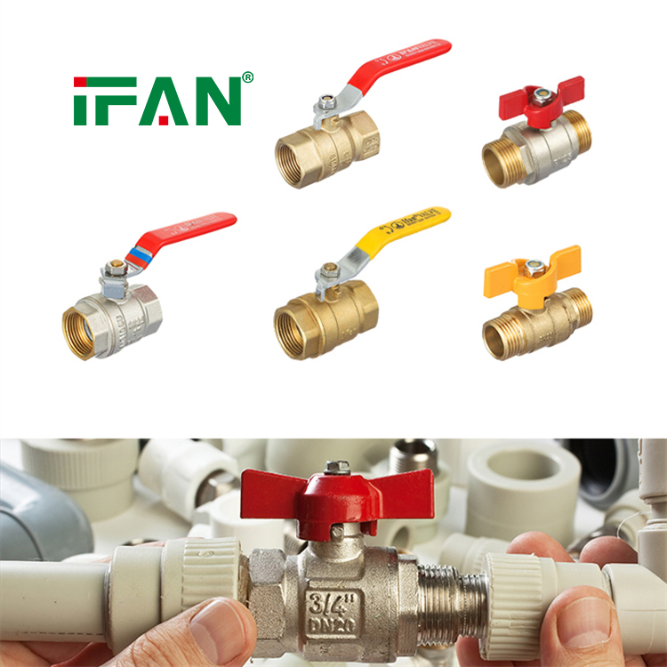 IFAN Water Supply 1/2" Brass Ball Valve Reliable Supplier Forged Ball Valve Valve Ball Valve
