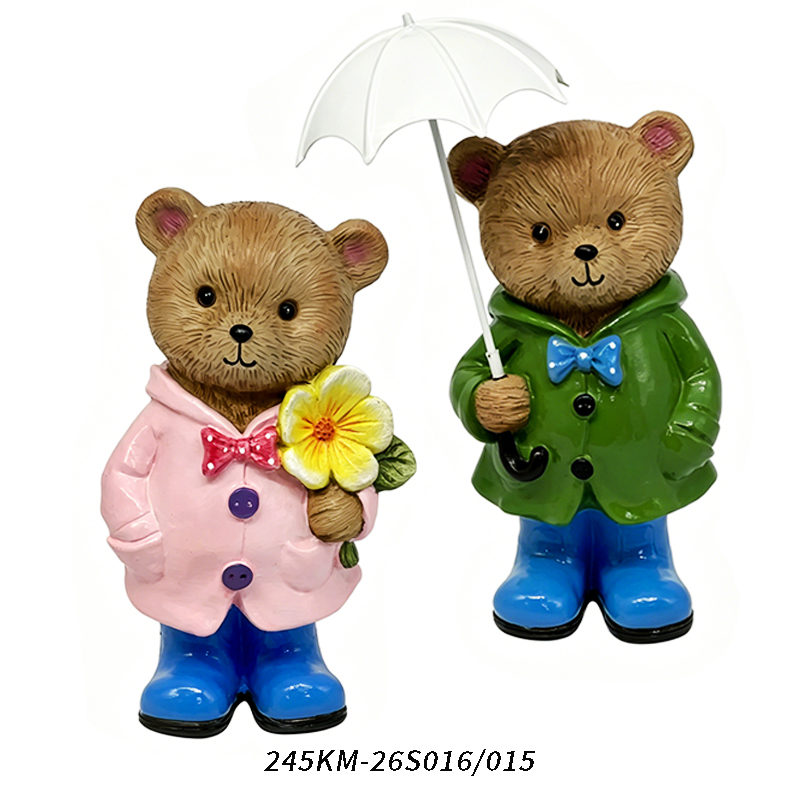 polyresin with garden decoration