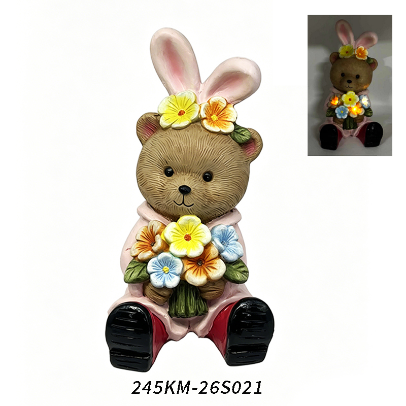 polyresin with garden decoration