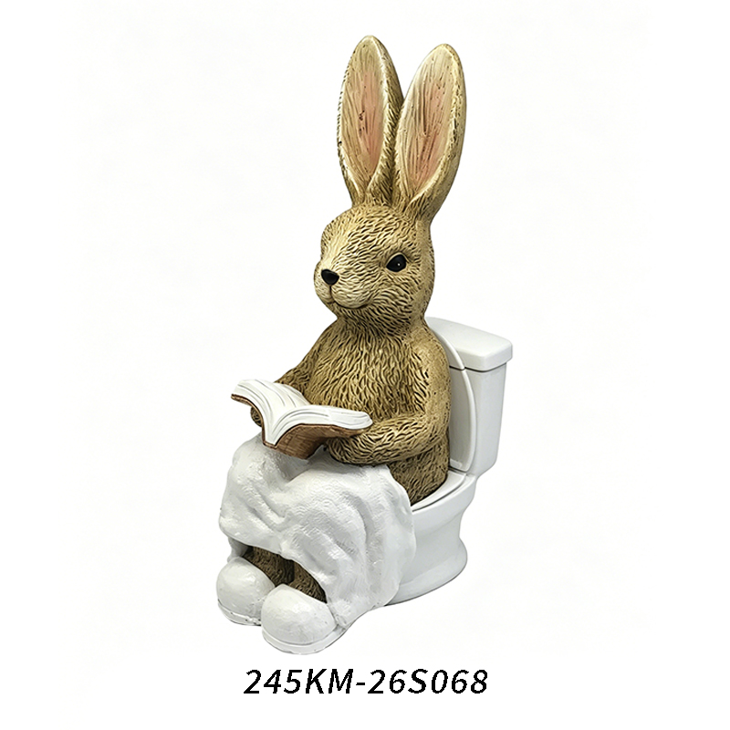 Polyresin with garden decoration