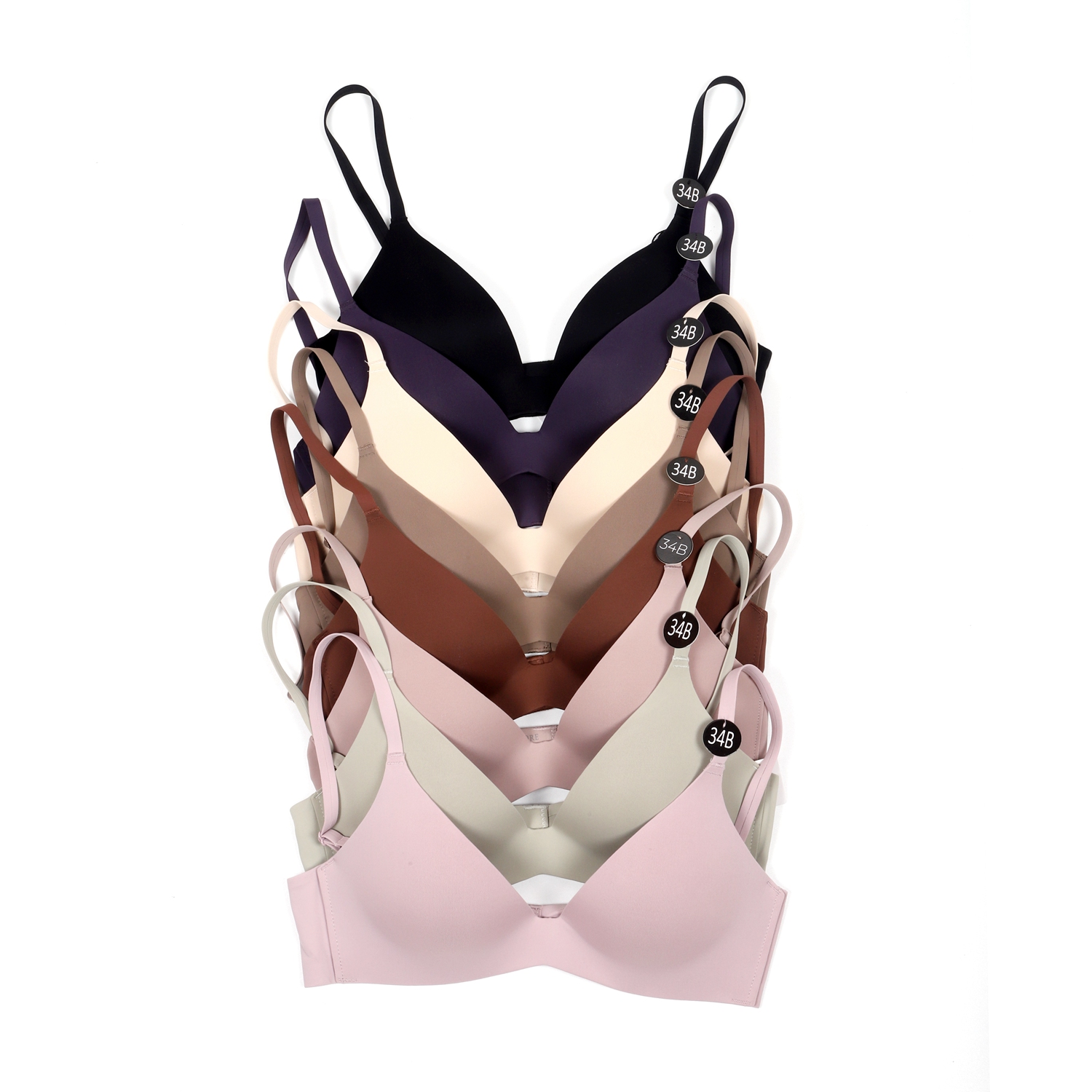 Seamless Jelly Bra Women's Wire Free T shirt Bra