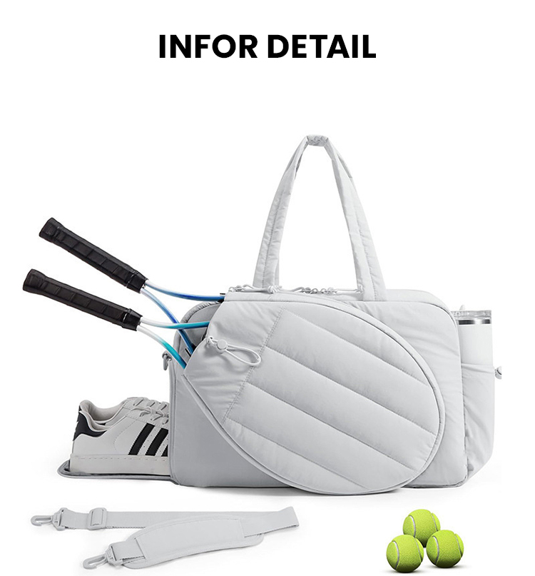 Fashion Racket Tote Bag for Men&Women-2-in-1 Sports&Laptop Backpack Alternative,Soft Padded Case