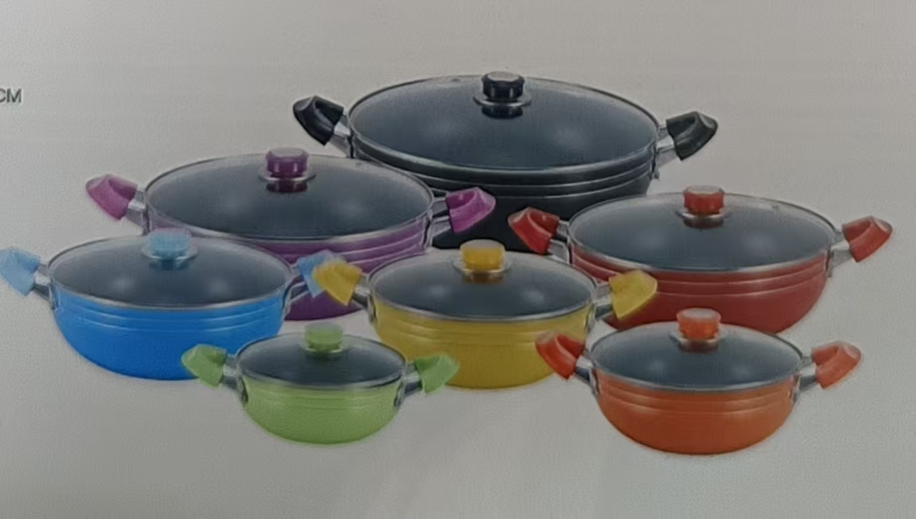 Non-Stick Double-Handle Soup Pot Set