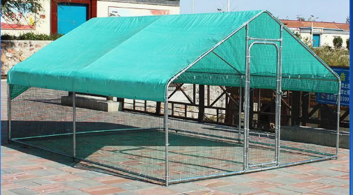 Custom Large Outdoor Pet Enclosure with Canopy