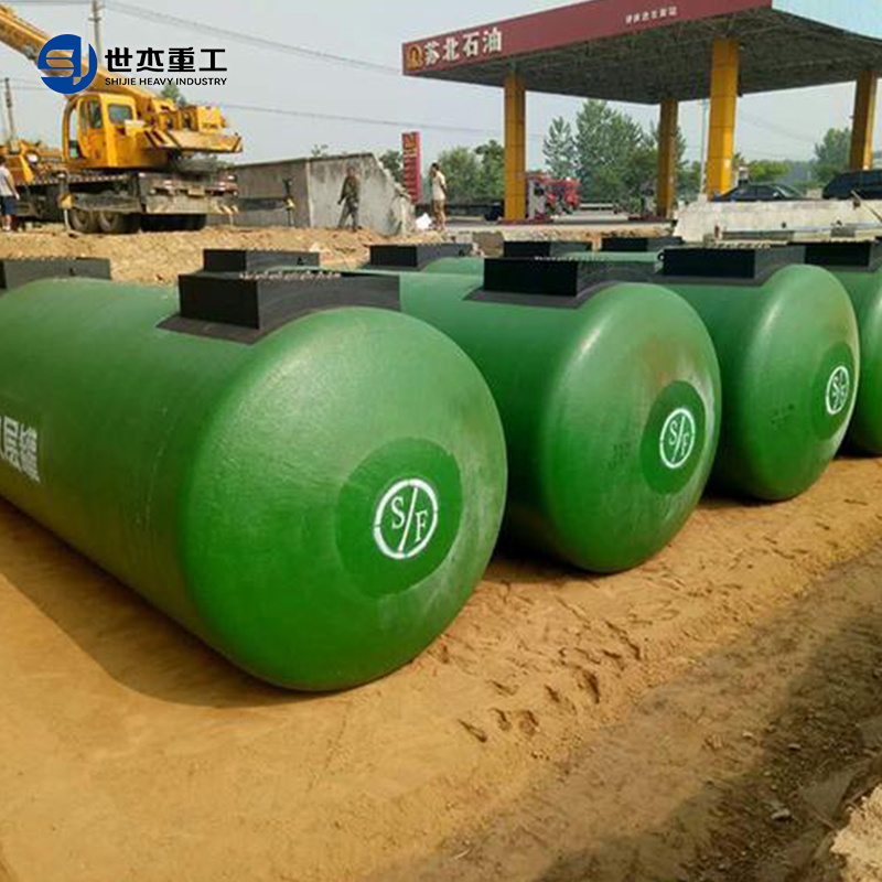 Safety Compliant Customizable Double Layer Horizontal Oil Storage Tank