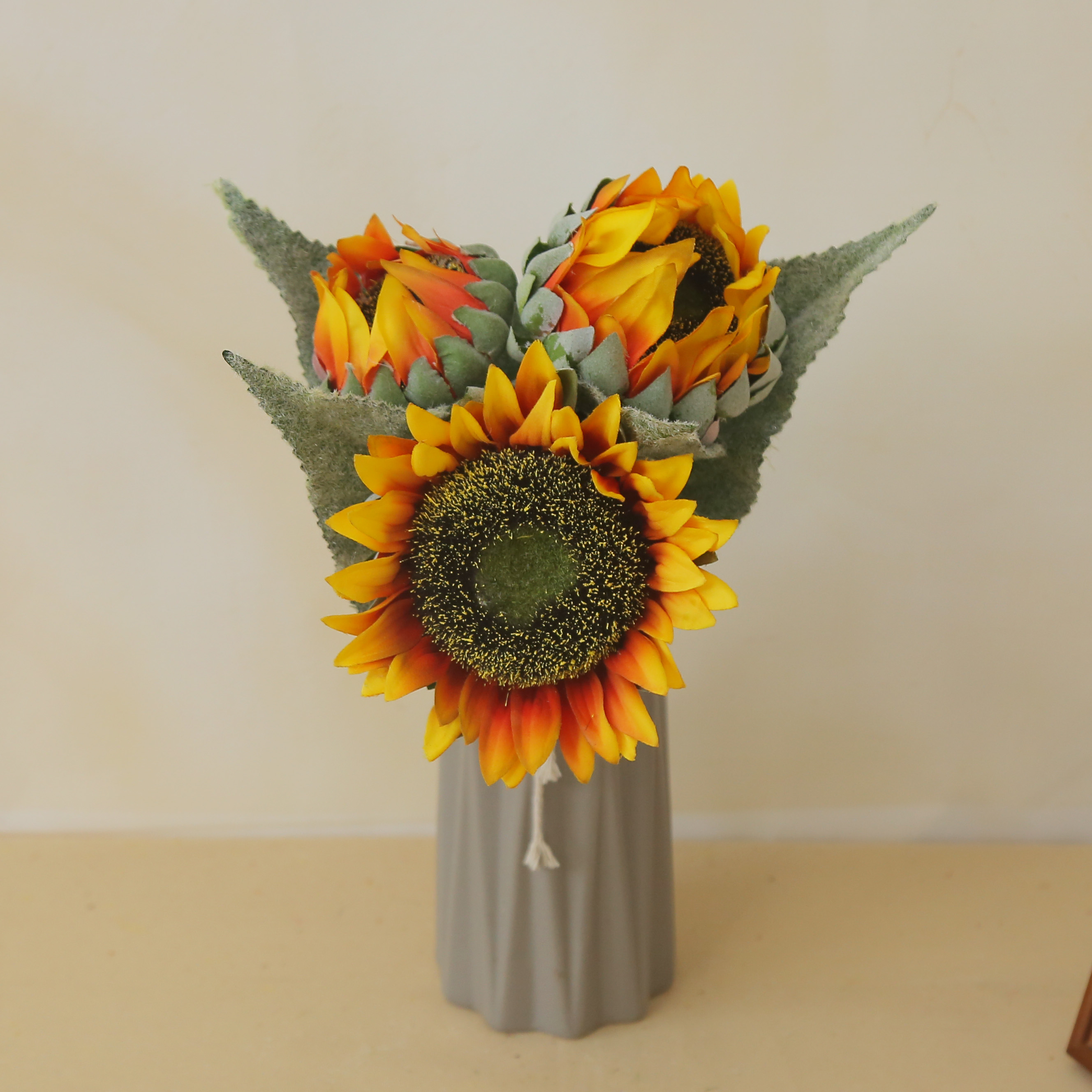 A bouquet of sunflowers