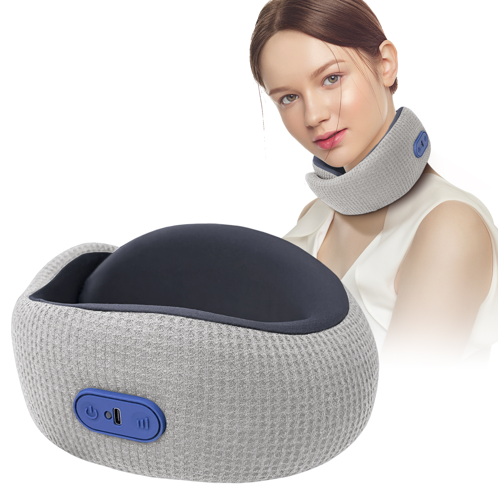 U06 Travel Neck Pillow (Gray)