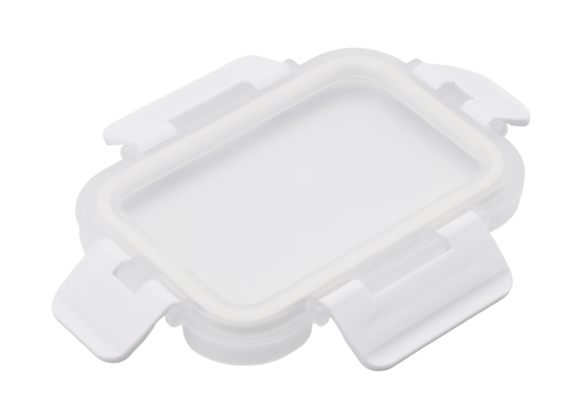 Hinged lid for a food storage container，PP material
