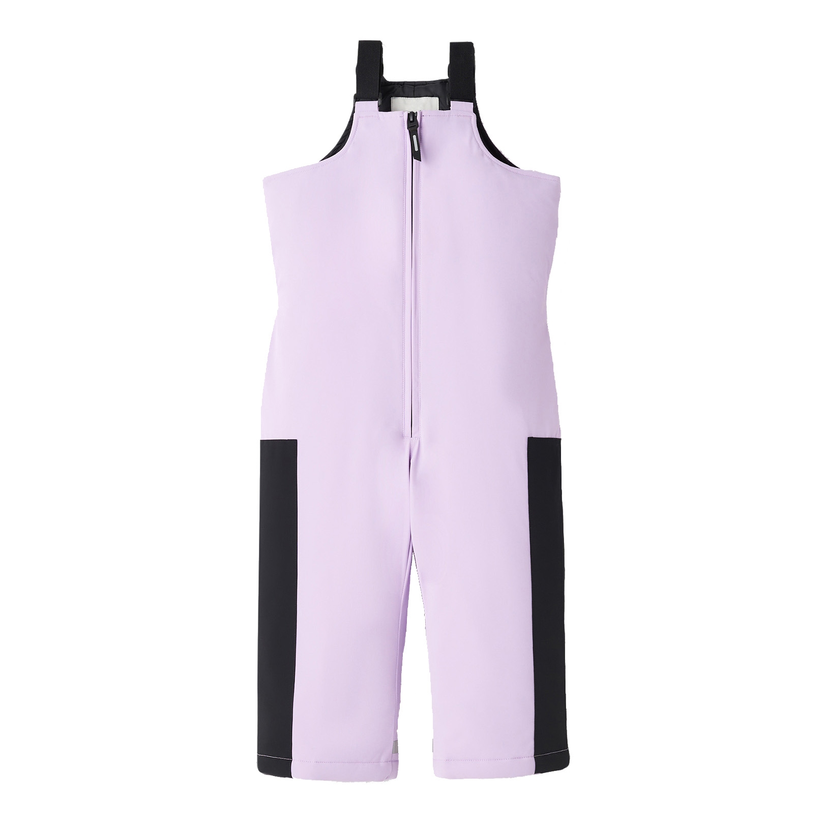 Kids Bib Ski Pants Boys Girls Waterproof Windproof Warm Contrast Color Reflective Strip Zip Up
