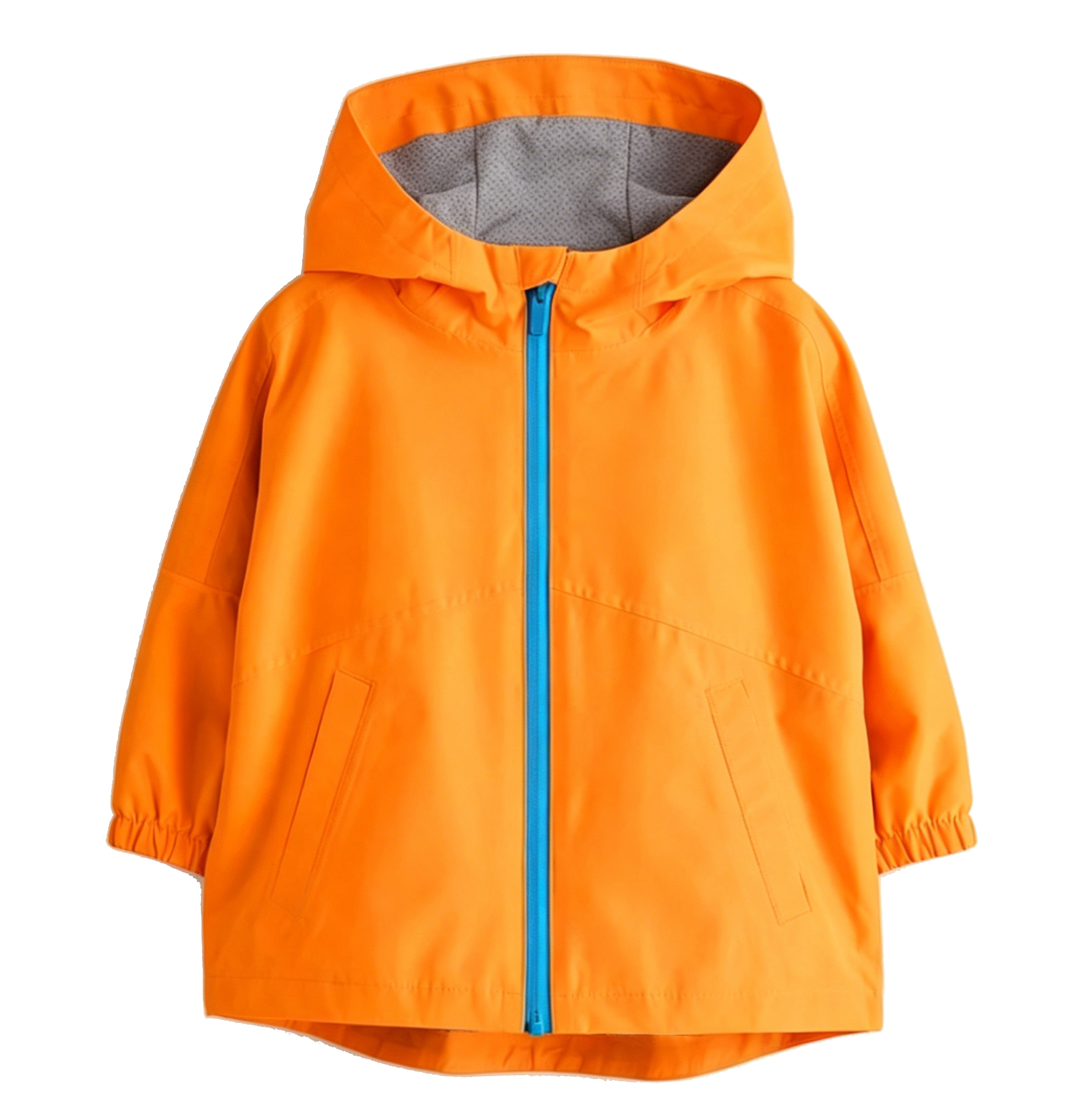 Kids' Hooded Waterproof Rain Jacket, Breathable Lined, Multi-Color