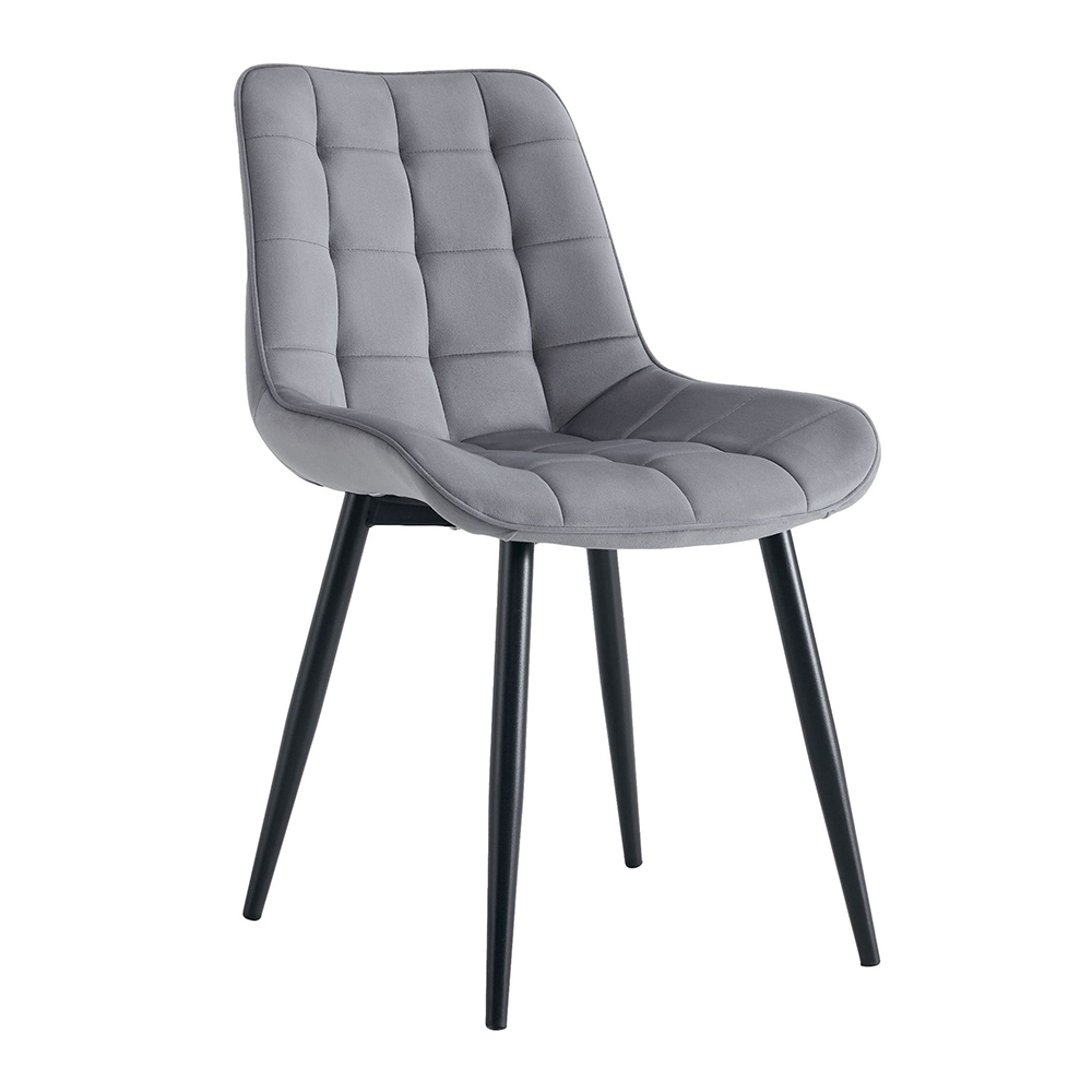 Hot sell Metal Dining Chair Fabric Upholstered Restaurant Chairs