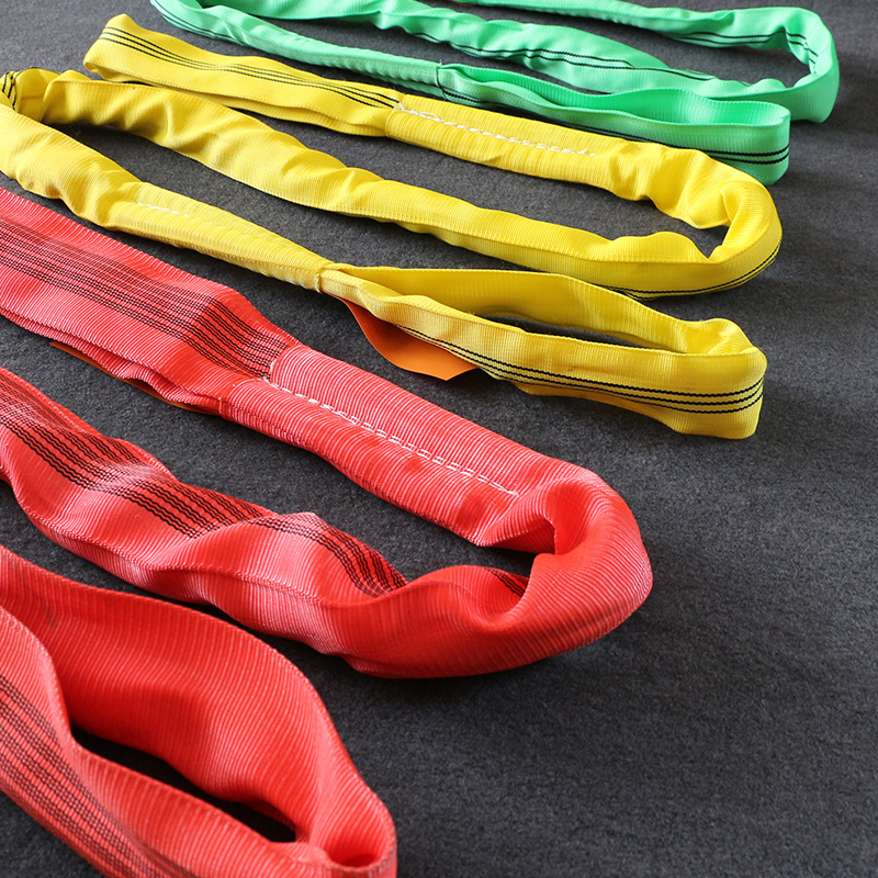 Round Slings with ，Duplex Webbing Slings,Lifting Slings,Rigging Slings,Crane Slings