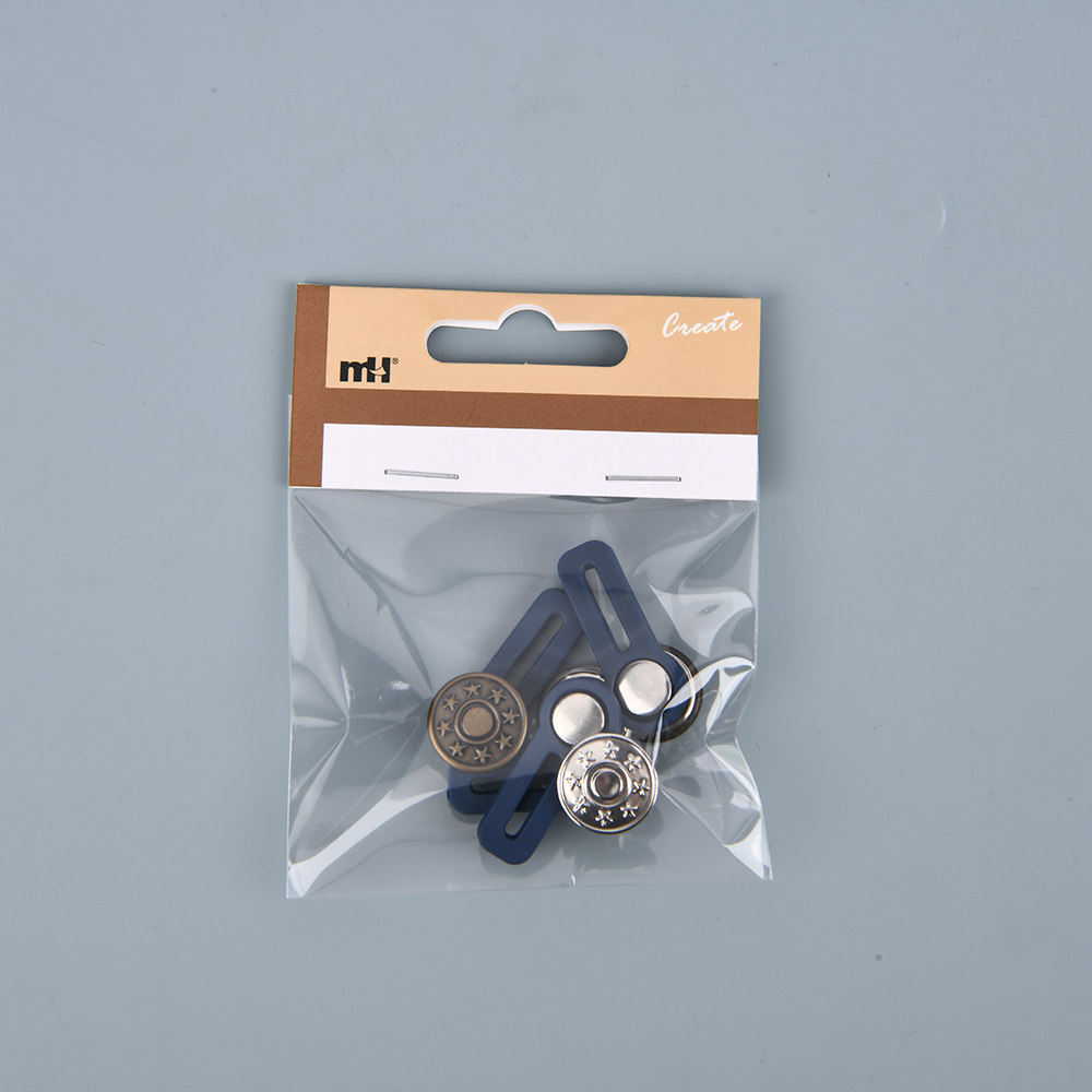 Adjustable Jeans Button No Sew Metal Waist Extender Button for Pants DIY Replacement