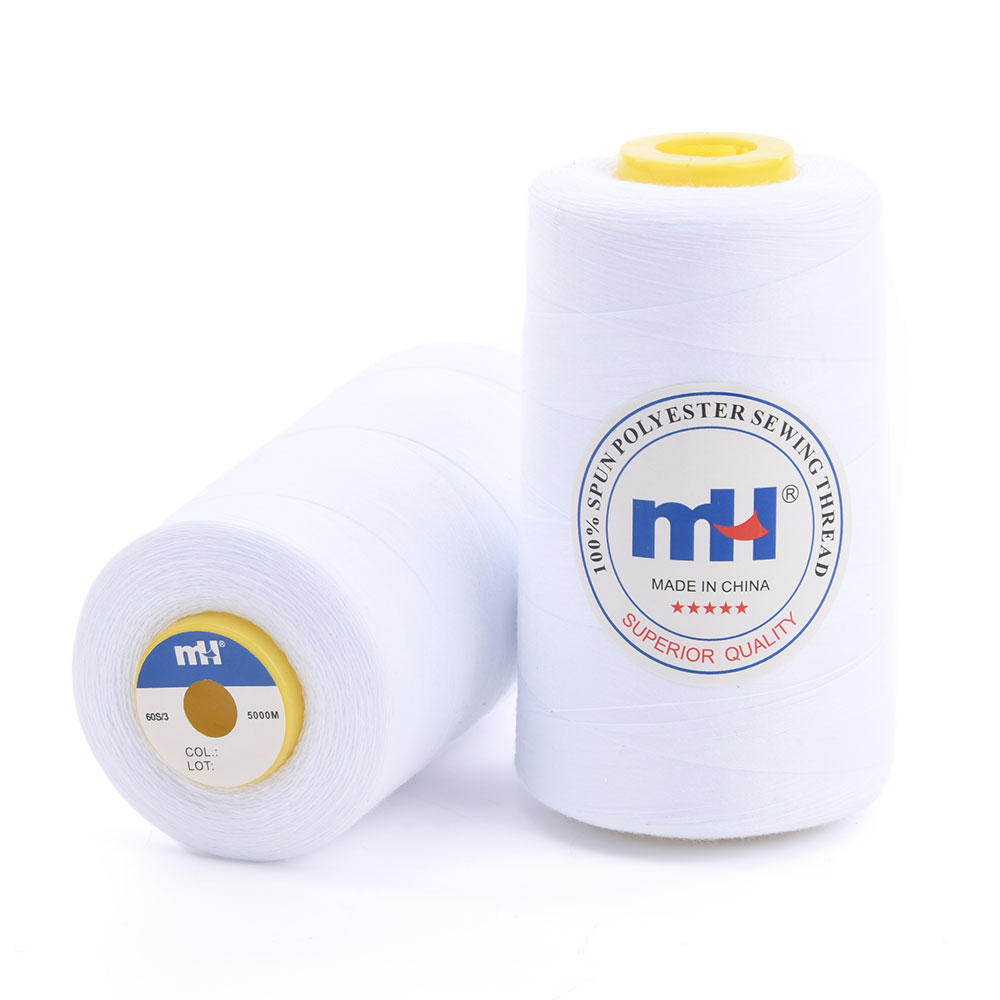 MH 60/3 Spun Polyester Sewing Thread Ideal for Thin Fabrics High Strength Thread
