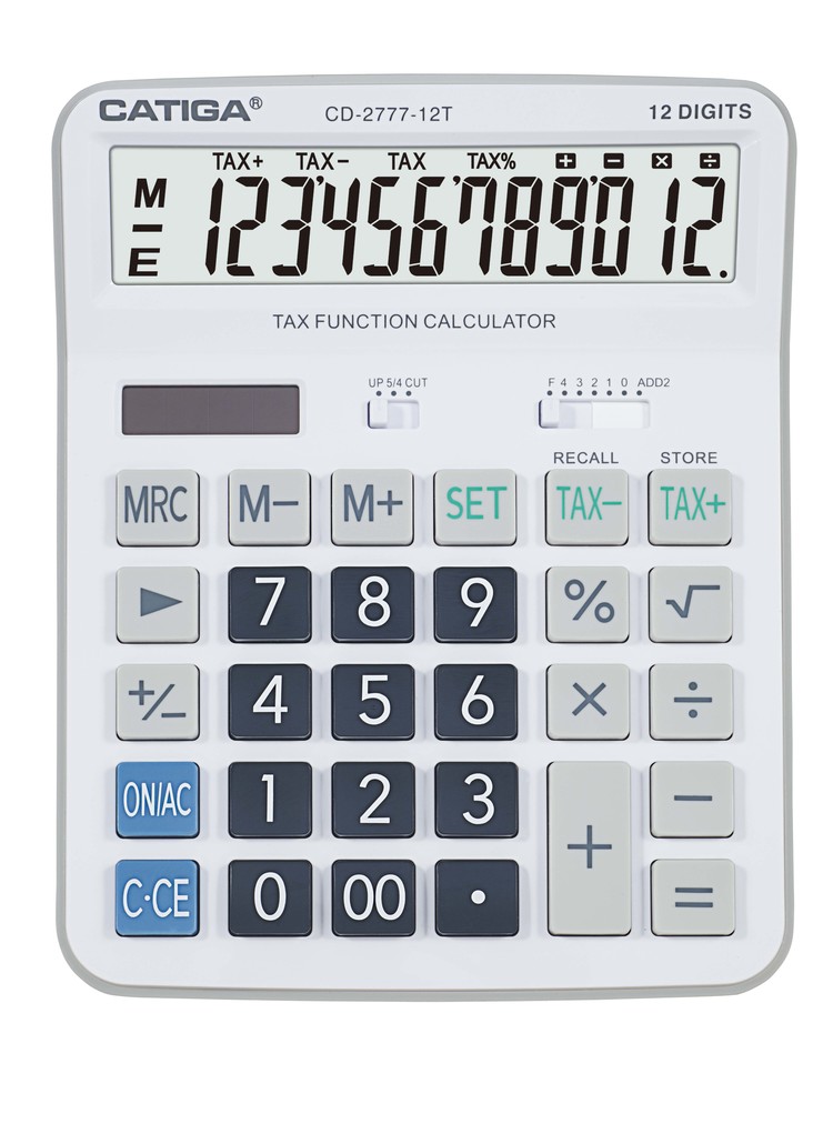 Cd-2777-12t,12 Digits Tax Calculator