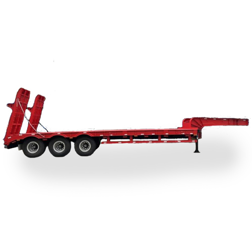 Buy Low Bed Trailer 3/4 Axles Mechanical Suspension