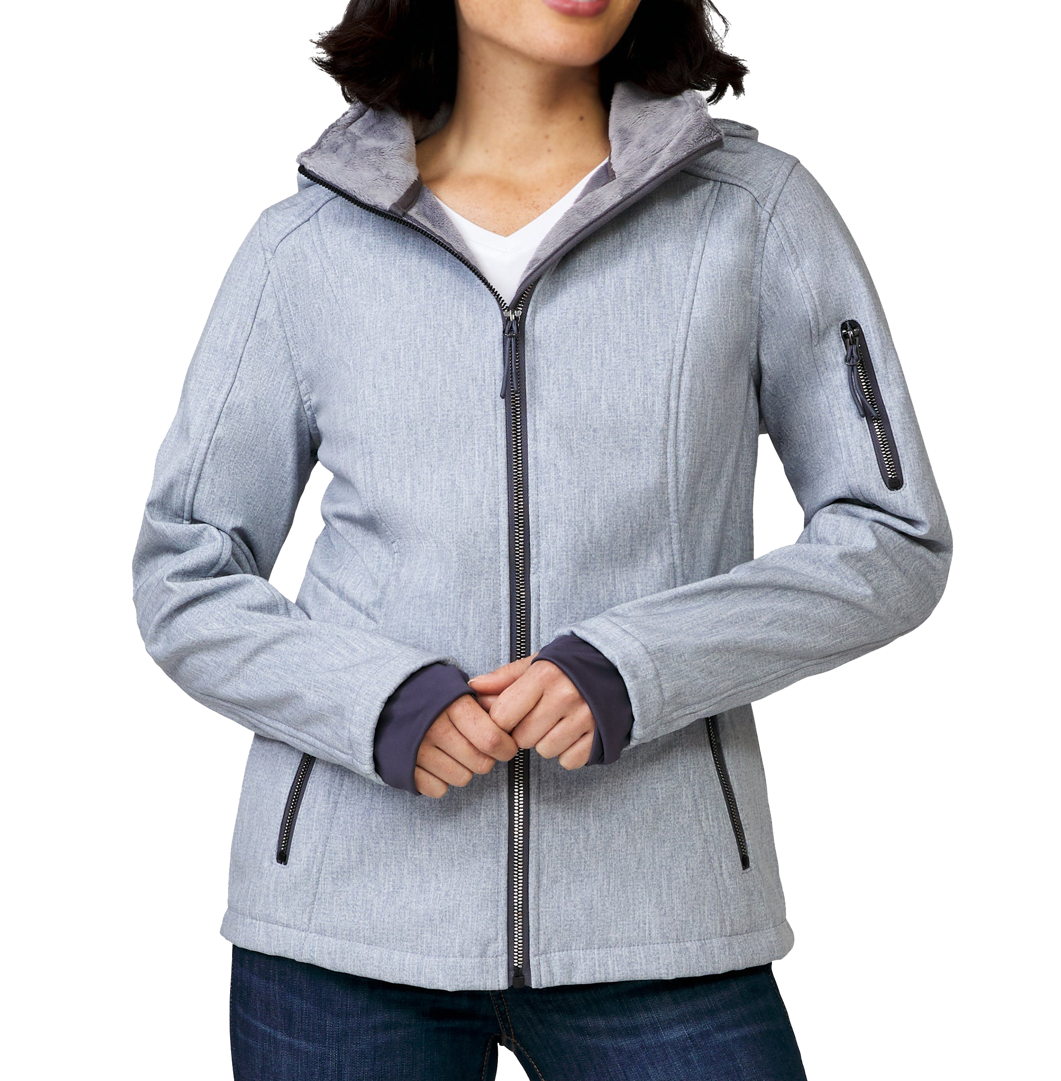 Women's Cozy Waterproof Hooded Jacket