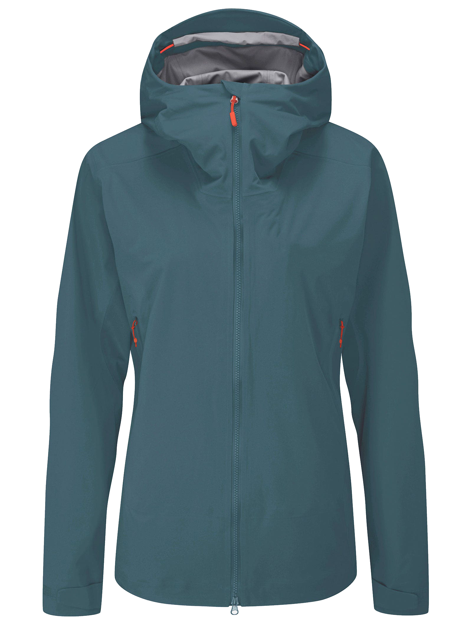 Lightweight Waterproof Jacket with Removable Hood Secure Inner Pockets and Adjustable Cuffs