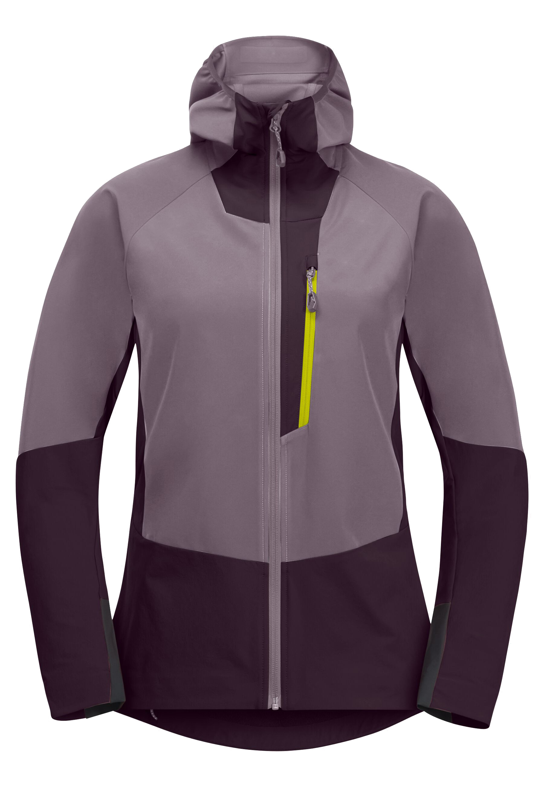 Women's 4-Way Stretch Color Block Outdoor Softshell Jacket 8000mm Waterproof Windproof