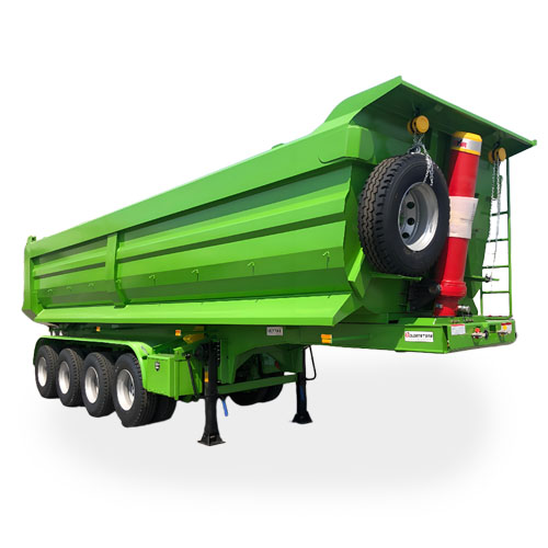 42m³ 3 Axles U-type Dump Trailer For Sale | China Trailer Manufacturer Direct Supply
