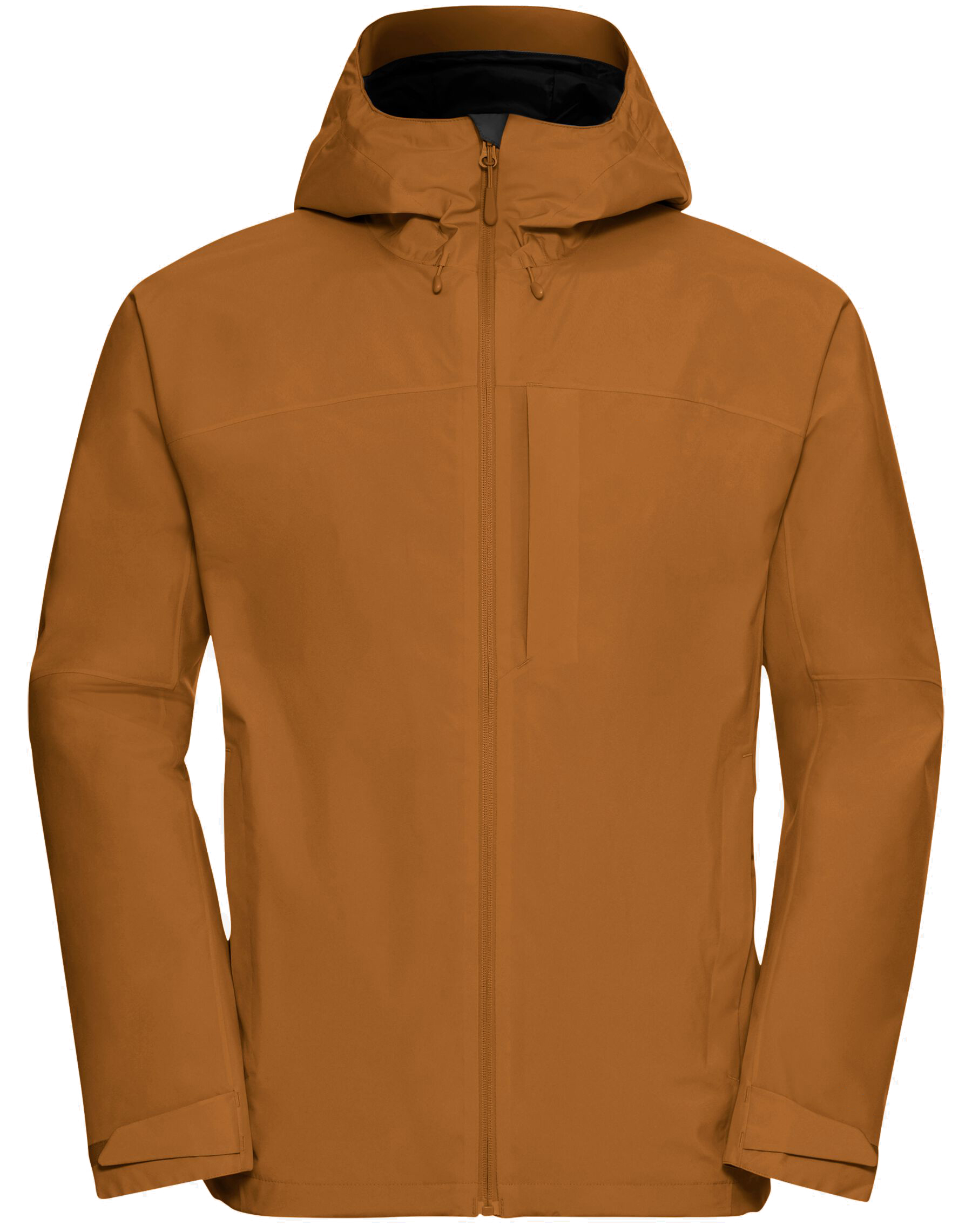 Waterproof Jacket with Adjustable Cuffs Multiple Zipper Pockets and Breathable Mesh Lining
