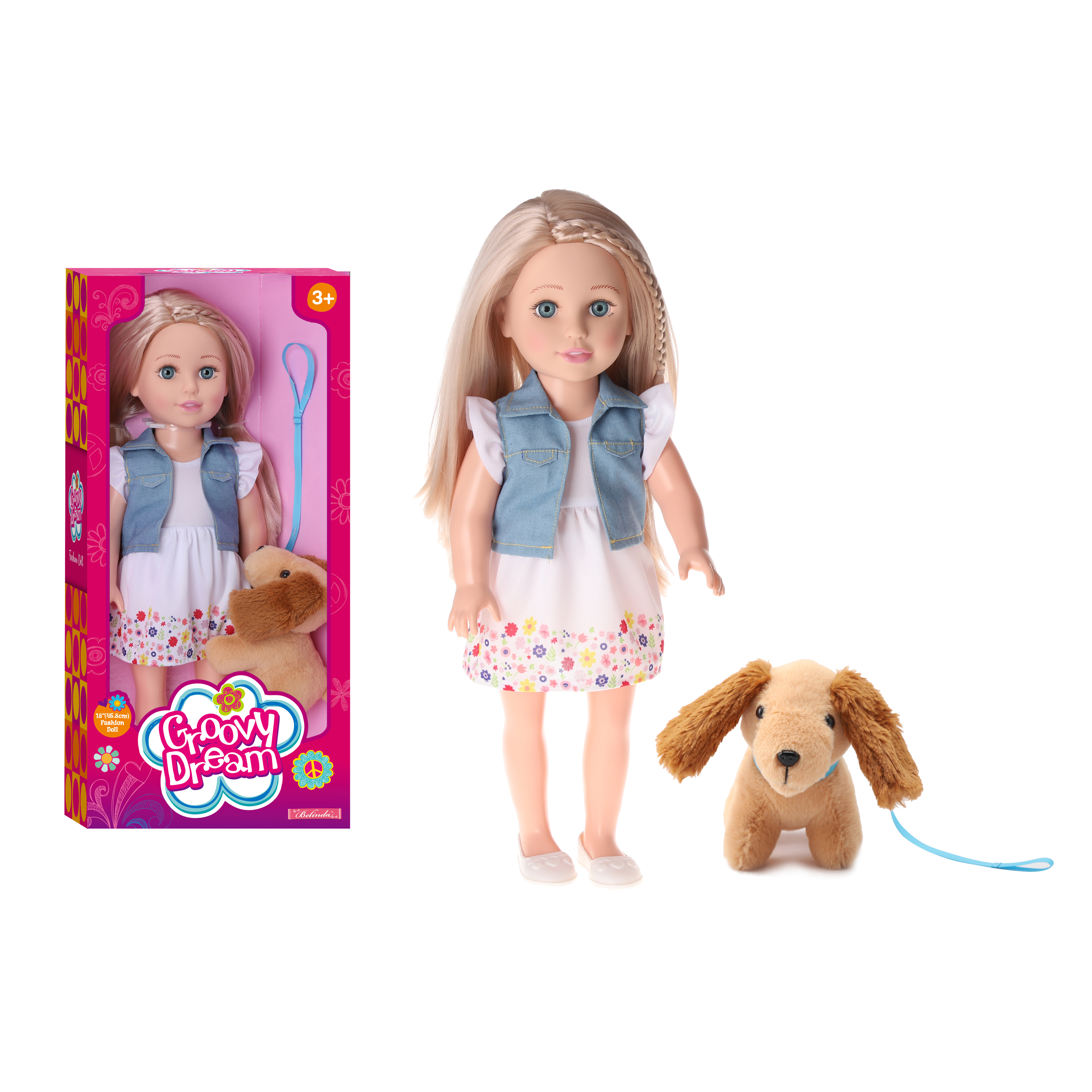 18" Fashion Doll Set