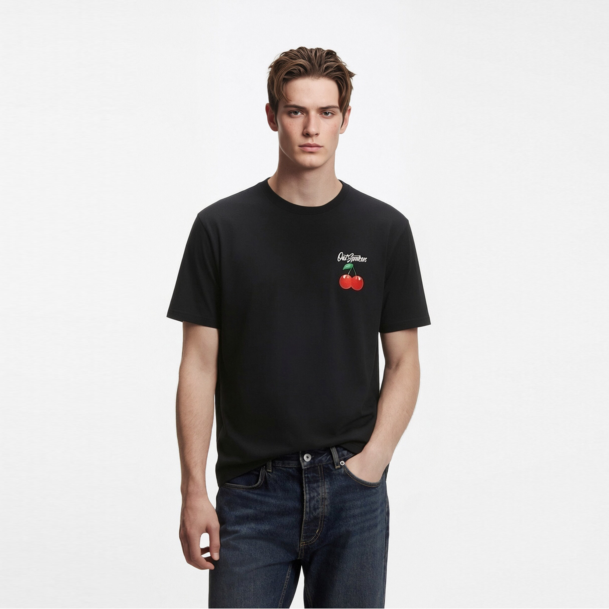 Special Embroidery print Technology T-shirts streetwear fashion vintage wash men women clothing