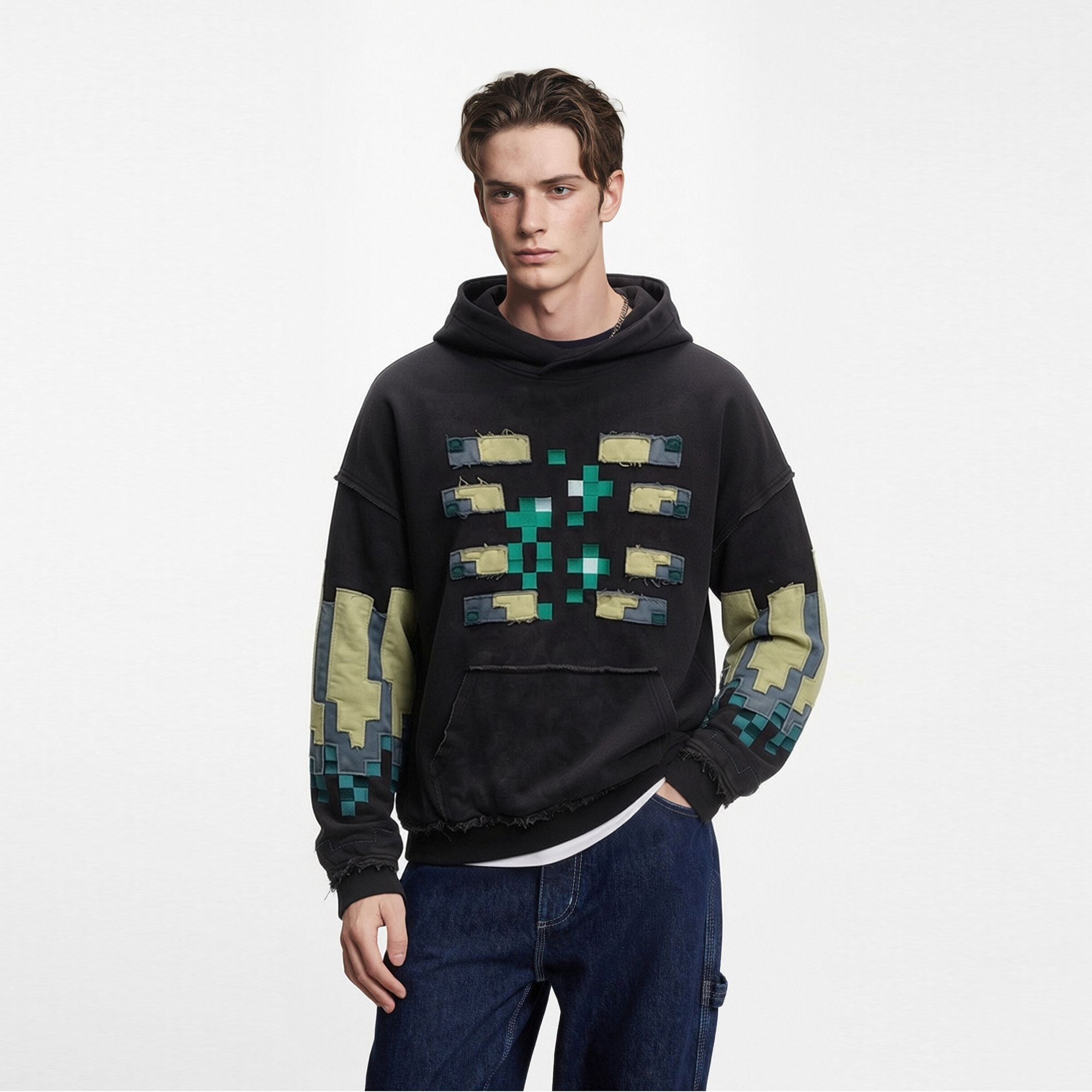 Hoodies sweater streetwear fashion vintage wash men women clothing 82