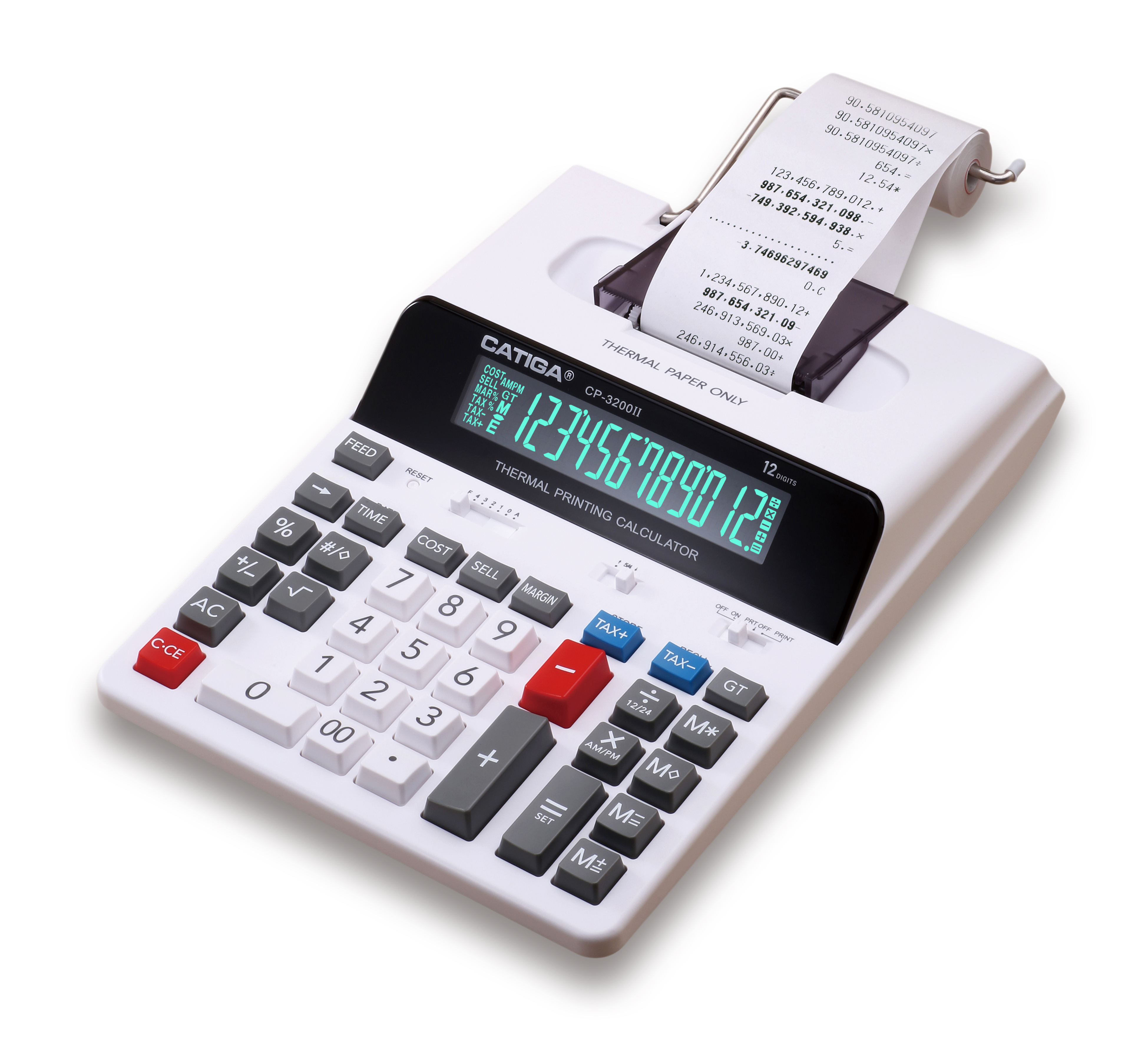 CP-3200II CATIGA printing calculator THERMAL PRINTING
