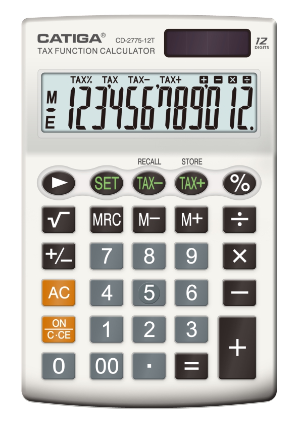 Cd-2775-12rp 12 Digits Check&correct Calculator